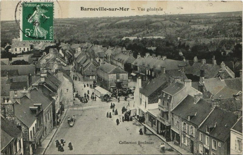 CPA BARNEVILLE-sur-MER - Vue générale (149697)