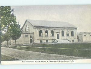 Unused Divided Back NEW GYMNASIUM BUILDING Exeter New Hampshire NH J8429