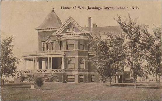 Nebraska Lincoln Home Of Wm Jennings Bryan