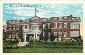 NEENAH, WISCONSIN Theda Clark Hospital #11 E.C. Kropp CO 2459 postcard