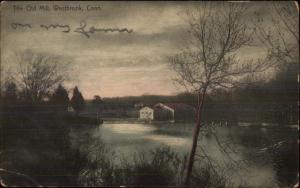 Westbrook CT The Old Mill c1910 Postcard