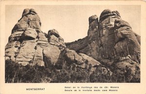 br107501 montserrat detalle de la montana desde casa masana spain