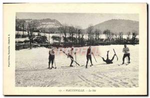 Old Postcard of Sports & # 39hiver Ski Hauteville