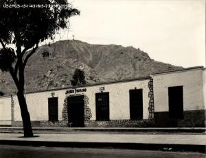 peru, LIMA, Tienda de Baio Cerro (1943) Large 9.4 x 7.8 inch Real Photo