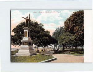 Postcard Battery Park, Charleston, South Carolina