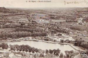 CPA Lot-et-Garonne Agen Bassin du Canal (p84777)