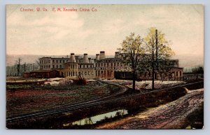 J87/ Chester West Virginia Postcard c1910 E.M. Knowles China Co Factory 277