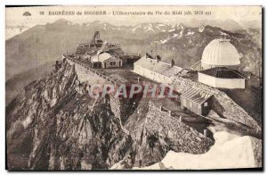 Old Postcard Bagneres de Bigorre L & # 39Observatoire Pic du Midi