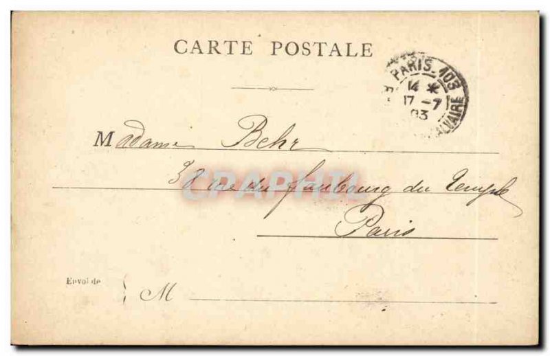 Paris Old Postcard Notre Dame