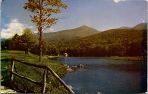 Shadow Lake English Villages Indian Head New Hampshire NH Postcard UNP VTG