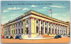 Postcard - Hudson County Post Office - Jersey City, New Jersey