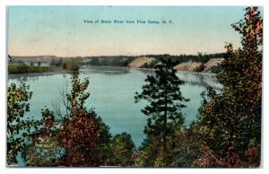 1910s Black River from Pine Camp, NY Postcard