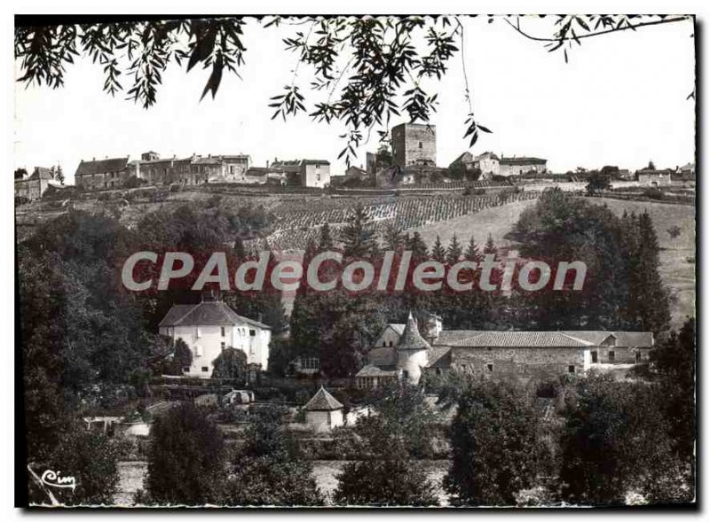 Modern Postcard Semur en Brionnais The S and The Chateau de la Vallee and gen...