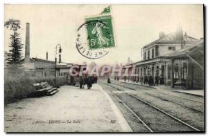 Old Postcard Lison Station toP