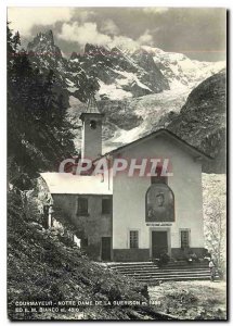 Postcard Modern Courmayeur Our Lady of Healing