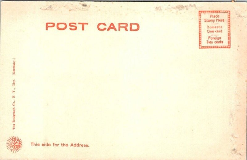 Vintage Massachusetts Postcard - Lowell - High School