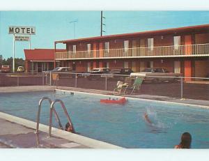 Unused Pre-1980 OLD CARS & MOUNTAIN VIEW MOTEL & POOL Berea Kentucky KY u6086