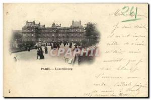 Old Postcard Paris Luxembourg