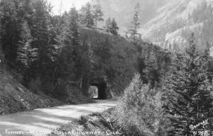 RPPC Tunnel - Million Dollar Highway, Colorado Sanborn 1947 Vintage Postcard