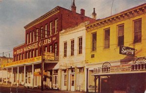 C Street VIRGINIA CITY, NV Washoe Club Sazerac Saloon c1950s Vintage Postcard