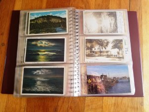 180 Vintage Post Cards in Post Card Album #2