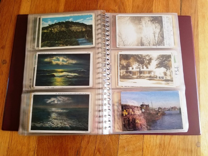 180 Vintage Post Cards in Post Card Album #2