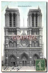 Old Postcard Paris Notre Dame de Paris