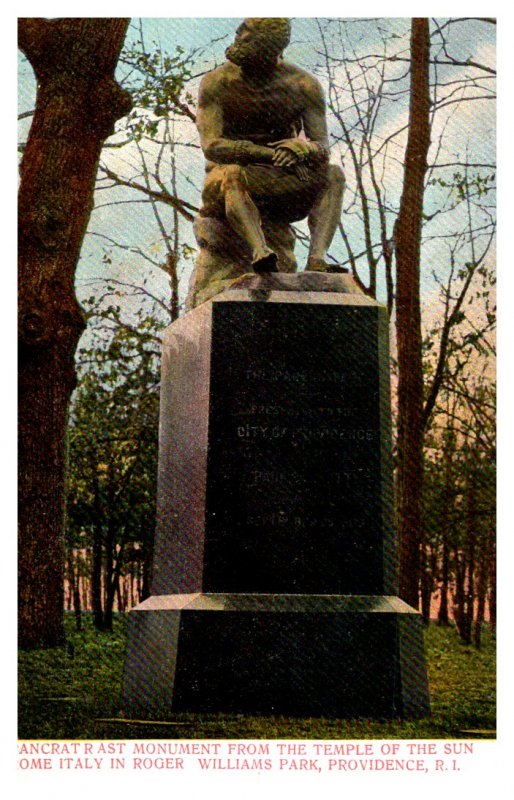 Rhode Island Roger William´s Park Pancrat R Ast Monument