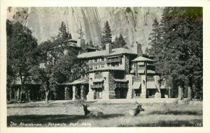 Yosemite California The Ahwahnee #172 Roadside RPPC Photo Postcard 21-10383