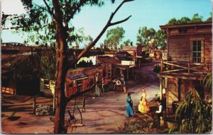 Main Street Ghost Town Knott's Berry Farm Buena Park California Postcard C098