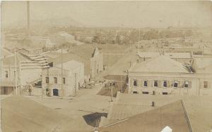 Early RPPC Honolulu HI Soda Water Works Building & Street Scene Horsedrawn