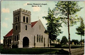 Ricker Memorial Chapel, Dover NH c1914 Vintage Postcard L35