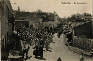 CPA AK Algérie-Tlemcen-Un Convoi funébre (237442)