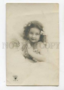 3058044 Pray Lovely Girl & DOLL vintage PHOTO RPPC