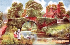 Postcard ENG TUCK Picturesque Bucks 7039 - Halton Bridge