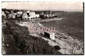 Saint Raphael Old Postcard General View of the beach