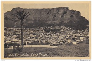 CAPE TOWN , South Africa , 1930s ; Table Mountain