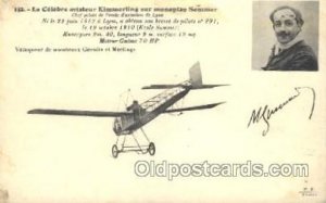 Le Celebre aviateur Kimmerling sur monoplan Sommer Early Air Airplane Unused ...