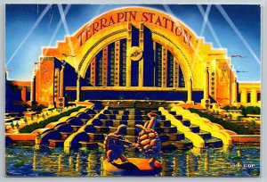 Terrapin Station Grateful Dead Sticker Postcard Size NOS