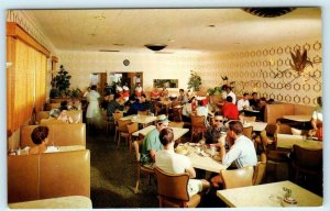 NASSAU, BAHAMAS ~ Bay Street POINCIANA RESTAURANT Interior ca 1960s Postcard