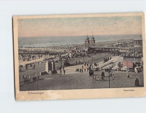 Postcard Panorama Scheveningen Netherlands