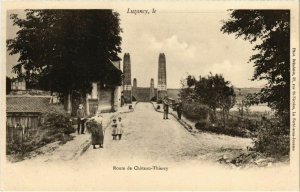 CPA Luzancy - Route de Chateau-Thierry (1037704)