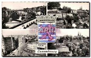 Postcard Old Luxembourg Adolphe Bridge Bastion of the Holy Spirit of Liberty ...