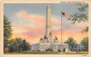 Lincoln Tomb Springfield, IL, USA Unused 