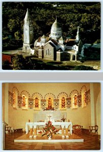 2 Postcards FORT du FRANCE, MARTINIQUE ~ BALATA CATHEDRAL Catholic Church 4x6