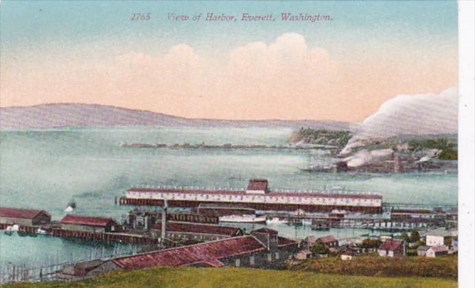 Washington Everett View Of Harbor