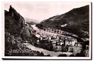 Old Postcard Vallee Du Var Entrevaux Vue Generale And The Citadel