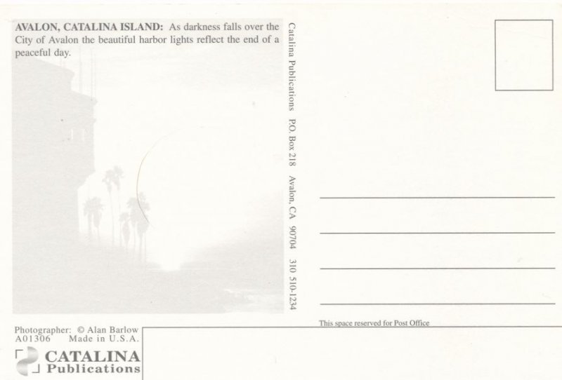 Catalina Island CA, California - Evening View