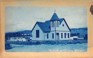 c.'09, RPPC, Cyanotype, Real Photo, Ridgway Co., Methodist Church, Old Postcard