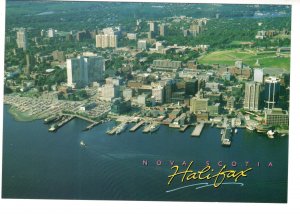 Large 5 X 7 inch, Aerial, Waterfront, Downtown, Nova Scotia